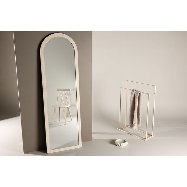 Memphis Spiegel Boden 60x193 cm whitewash. 60 X 3 X 193 cm