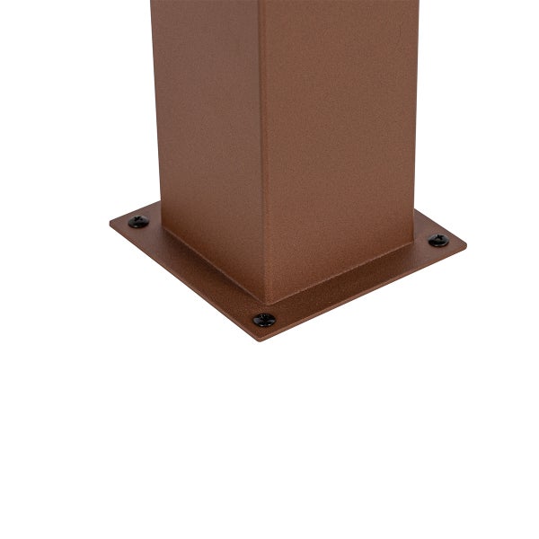 Industrielle Stehleuchte für den Außenbereich, rostbraun, 30 cm, IP44 – Dänemark
