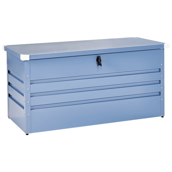 Aufbewahrungsbox CEBROSA Metall 132 cm 62 cm Blau