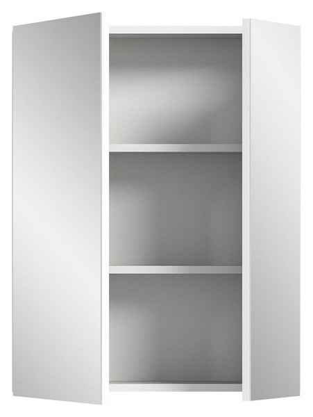 Xonox.home Spiegelschrank Vira 60 x 18 x 77 cm weiß 2-türig