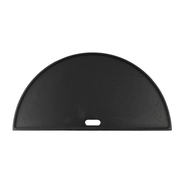 Halbmondförmige Grillplatte aus Gusseisen