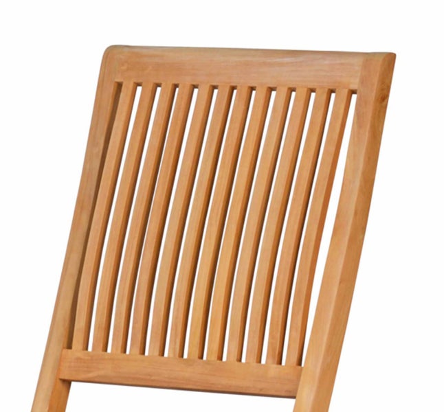 Klappstuhl Holz Teak Balkonstuhl Teak Stuhl Gartenstuhl klappbar für Garten Terrasse Balkon premium wetterfest