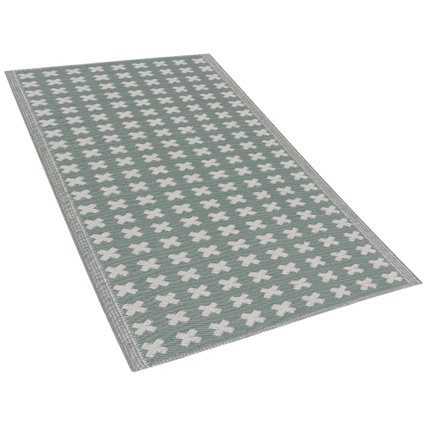 Outdoorteppich ROHTAK Hellgrün 90 x 180 cm