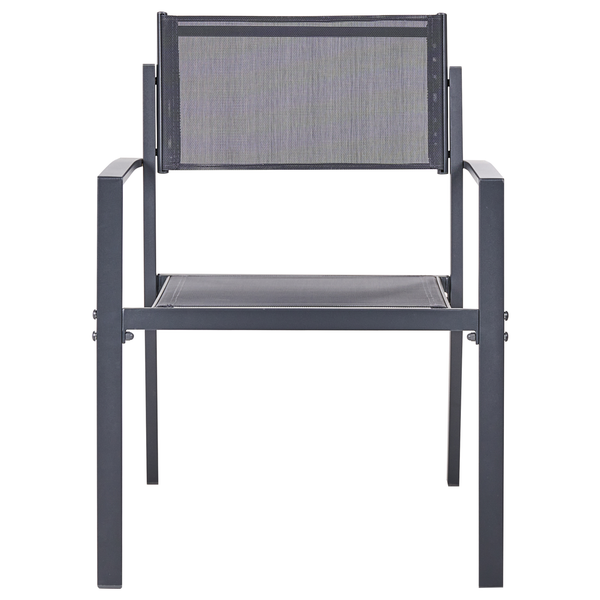 Gartenstuhl mit Armlehnen und Textilbespannung