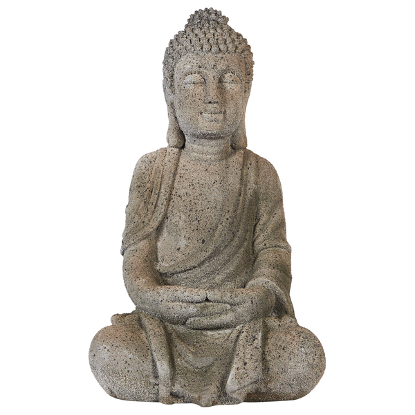 Dekofigur Buddha grau 41 cm VALLOIRE