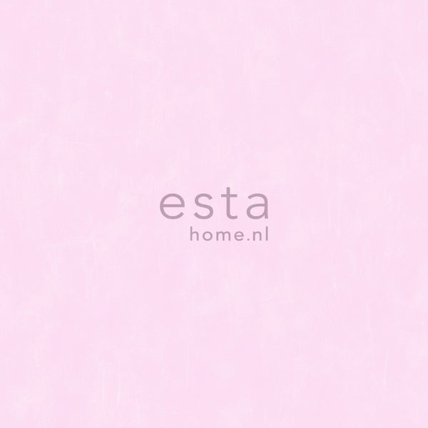 ESTAhome Tapete mit malerischem Effekt Rosa - 53 cm x 10.05 m - 136403