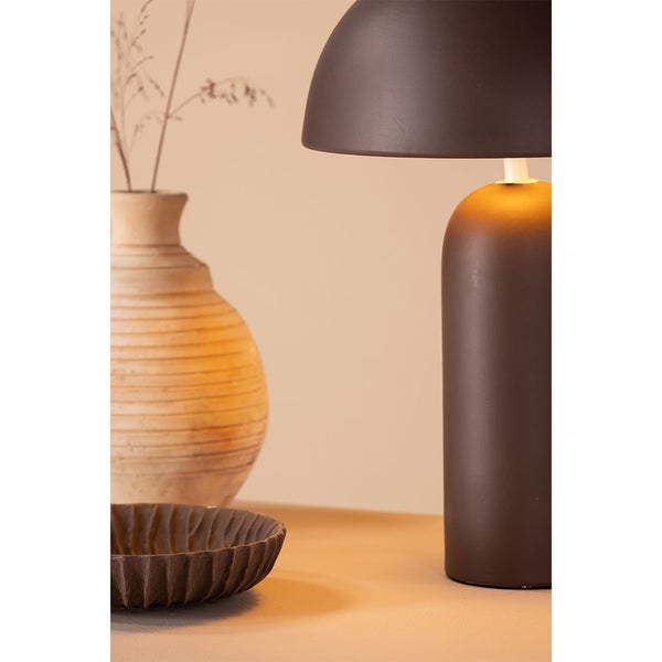 Corello Beleuchtung Tischlampe 28x28x45cm Braun. 28 X 28 X 45 cm