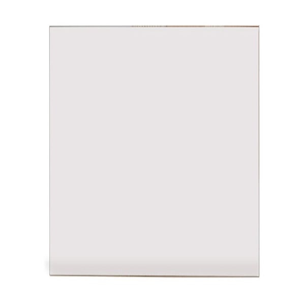 Transparente, rechteckige Platte aus Acrylglas oder Kunstglas für Bauvorhaben und Bastelarbeiten.