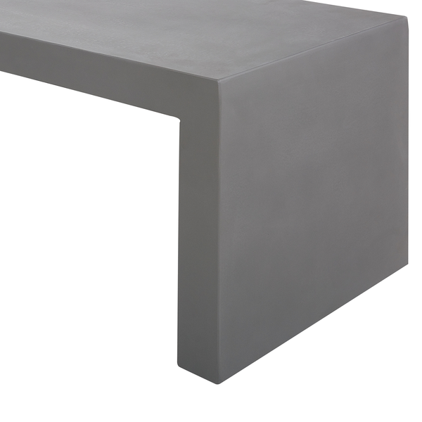 Gartenbank TARANTO 150 cm Beton Grau