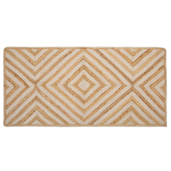 Teppich PIRLI Beige 80 x 150 cm Jute