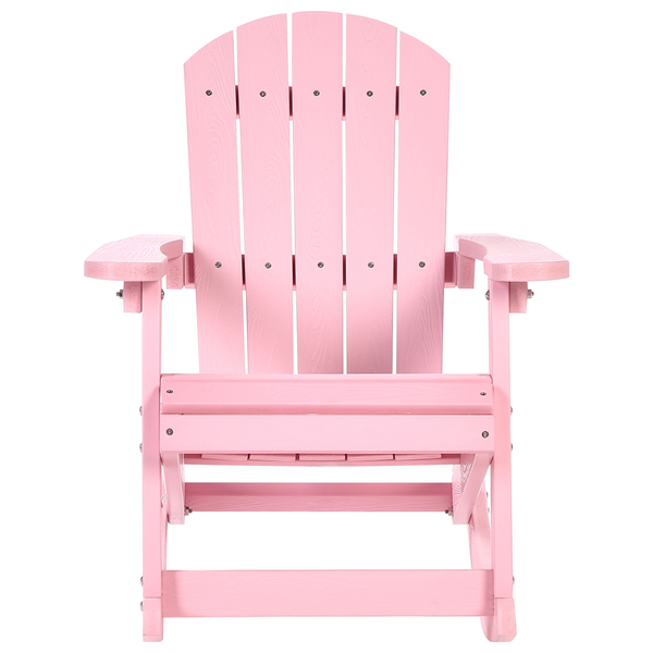 Garten Schaukelstuhl für Kinder ADIRONDACK Pastellrosa