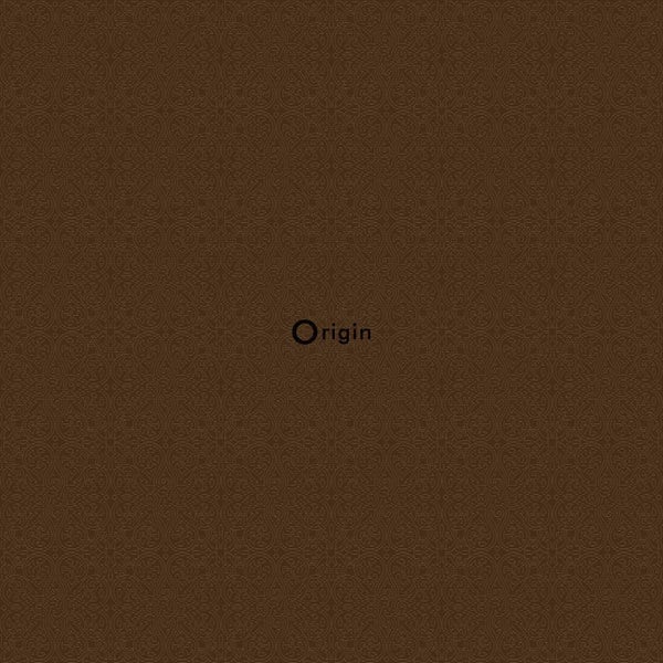 Origin Wallcoverings Tapete kleine Ornamente Braun und Gold - 53 cm x 10.05 m - 345446