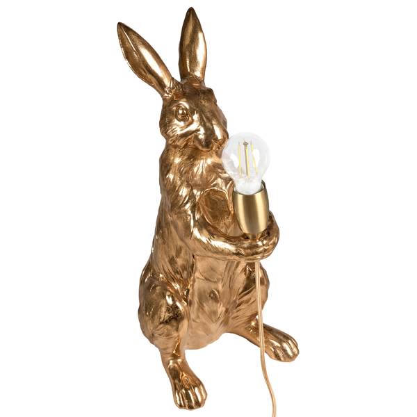 Dekorative Hasenlampe mit Glühbirne