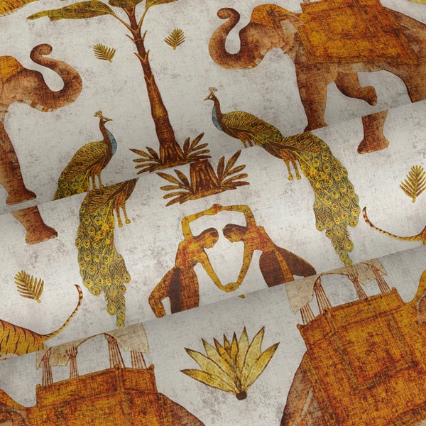 Dekorative Steingutvase mit geriffelter Oberfläche.