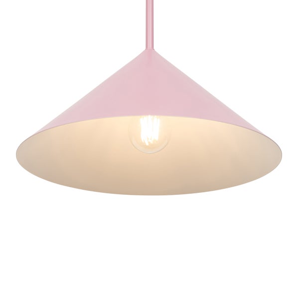 Design Hängelampe Rosa Dreieck - Triangolo