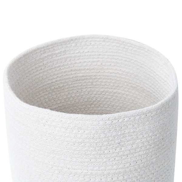 Detailansicht eines Behälters aus Textilfaser