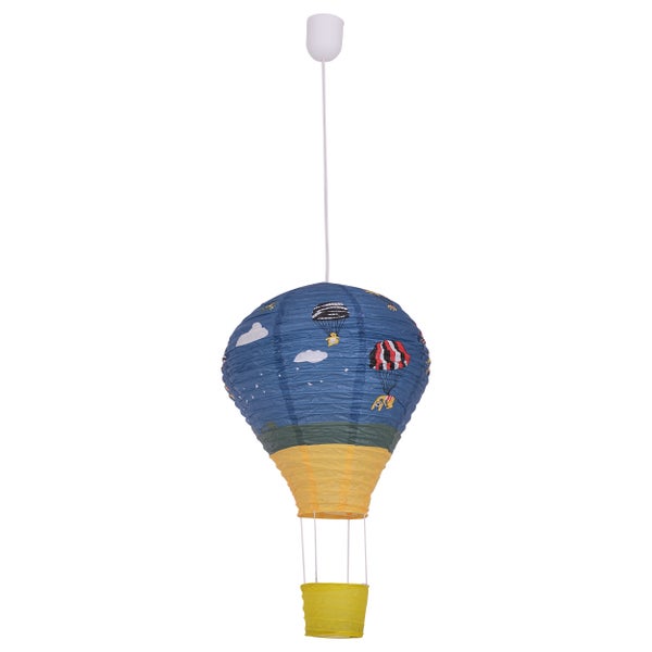 Hängelampe in Form eines Heißluftballons für Kinderzimmer