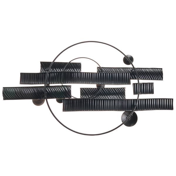 Grauer Teppich mit geometrischem Muster und Fransen