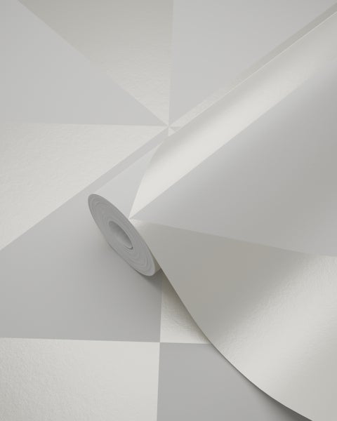 Origin Wallcoverings Tapete grafische Form Weiß - 53 cm x 10.05 m - 346803