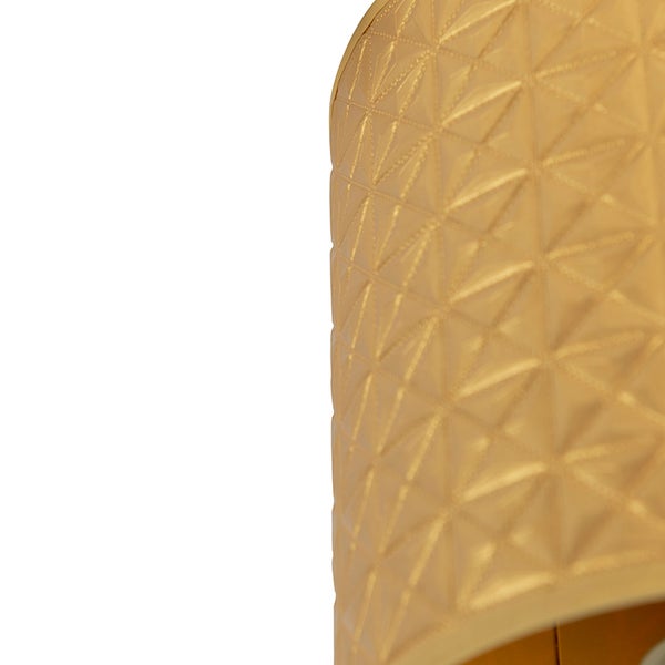 Lampenschirm Gold 20/20/20 Dreieck Design