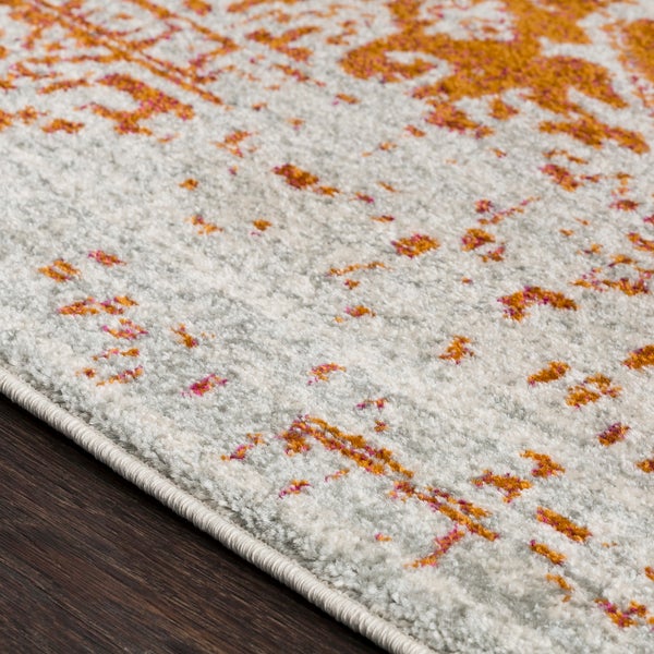 Vintage Orientalischer Teppich Orange/Weiß 200x275 cm JULIETTE