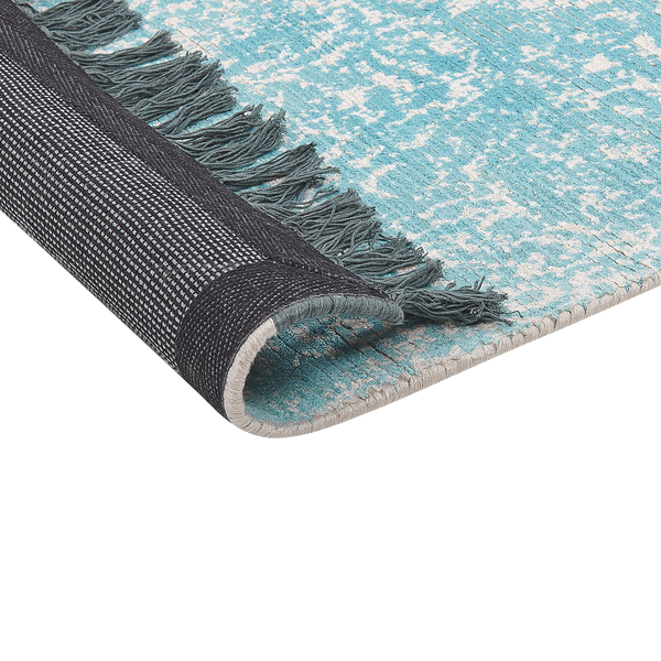 Teppich AKARSU Blau 160 x 230 cm Viskose