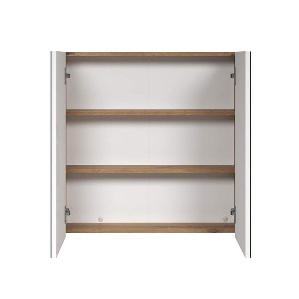 Touch Spiegelschrank Bad Eiche dekor. 69 X 15 X 70 cm
