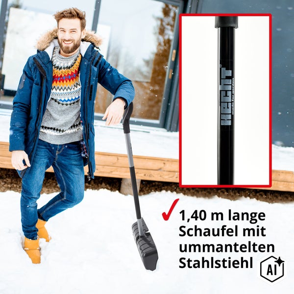 Produktinfografik für eine Außenwandleuchte mit Abmessungen, IP44 Schutzklasse, E27 Fassung und Informationen zum Recyclinganteil.