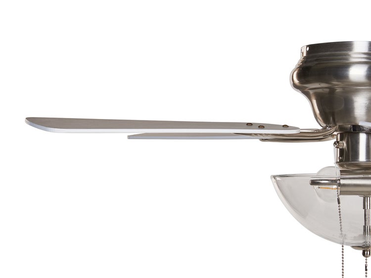 Deckenventilator mit Licht SIRAMA Silber