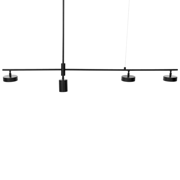LED Hängeleuchte FOYLE Metall Schwarz