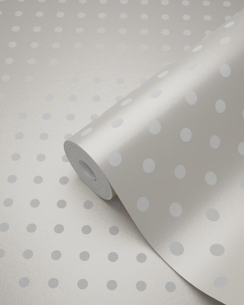 Origin Wallcoverings Tapete Punkte Beigebraun - 53 cm x 10.05 m - 346819