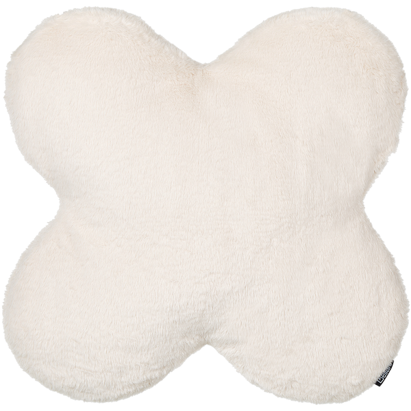 Dekokissen 2er Set ACHILLEA Webpelz 54 x 54 cm Beige Ohne Muster