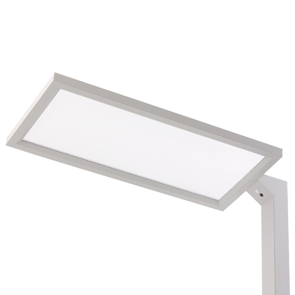 LED Stehlampe ORION mit Bewegungsmelder Metall Silber