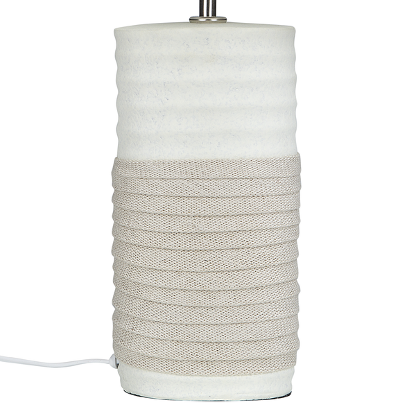 Tischleuchte NAVIA Porzellan Hellbeige