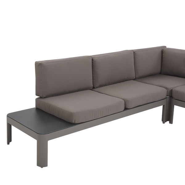 Gartensofa mit Aluminiumrahmen und Polster