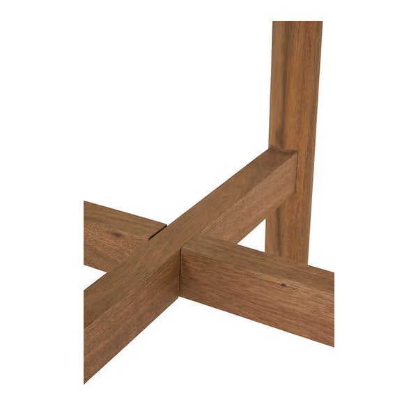 Terracina Beistelltisch Ø37cm Natur, weiß. 37 X 37 X 46 cm
