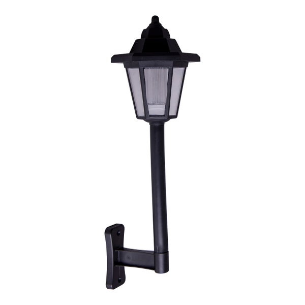3er Set LED Solar-Erdspieß/Wandleuchte 2-in-1