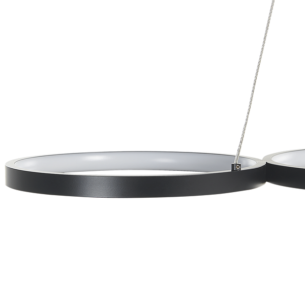 LED Hängeleuchte PIBOR Metall Schwarz