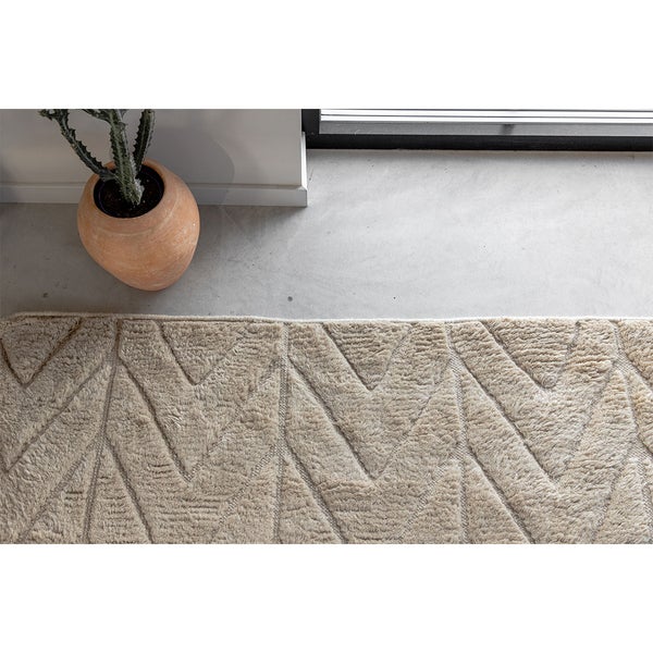 Zoe Teppich 400x300cm Beige. 300 X 400 X 3 cm