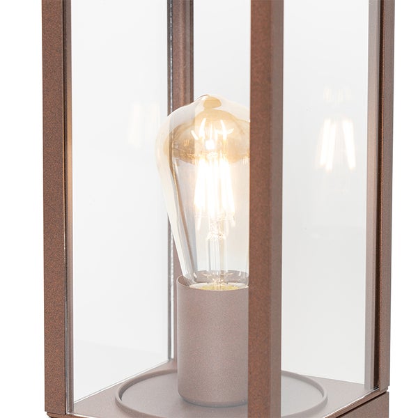 Industrielle stehende Außenlampe rostbraun 40 cm IP44 - Charlois