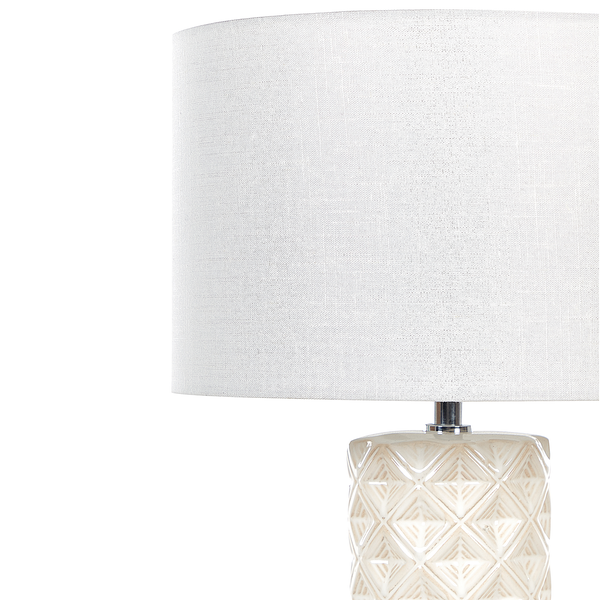 Tischlampe BALONNE Keramik Hellbeige