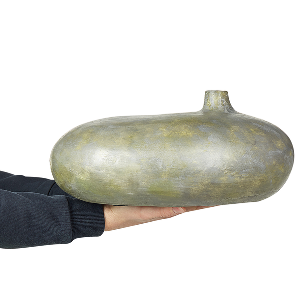 Dekovase RAWANG Keramik 15 cm Grau