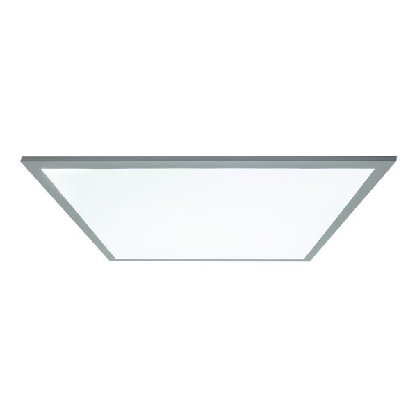LED Aufbaupanel NICOLA, Aufbauleuchte aus Metall und Kunststoff mit fest verbauten LEDs in neutralweiß, Panel für Innenräume 45 x 45 cm