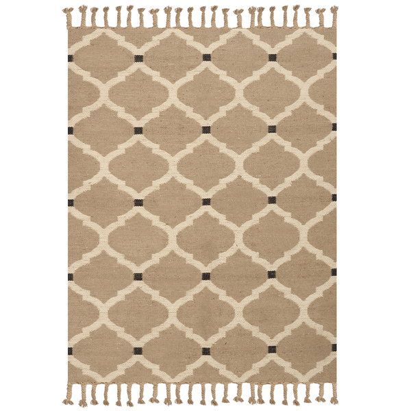 Teppich ORENCIK 160 x 230 cm Jute Beige