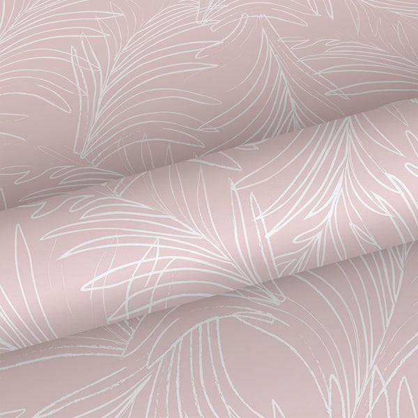 Tapetenrolle mit Blattmuster