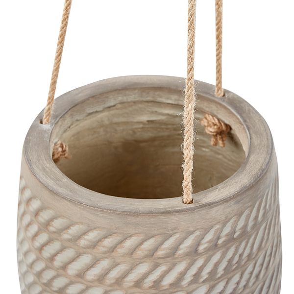 Blumenkübel LIVADIA 20 cm Taupe