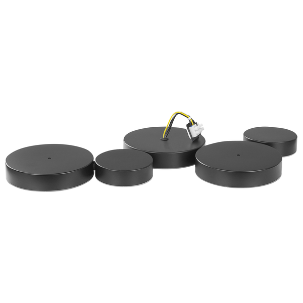 LED Deckenlampe LUGA Metall Schwarz