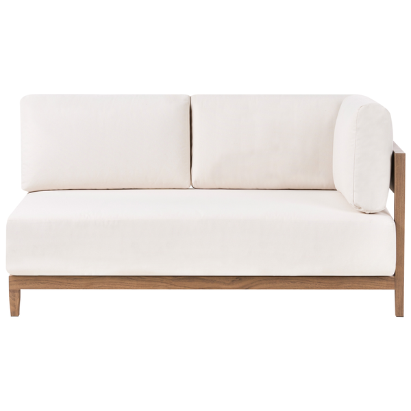 Ecksofa mit Holzrahmen und Polster