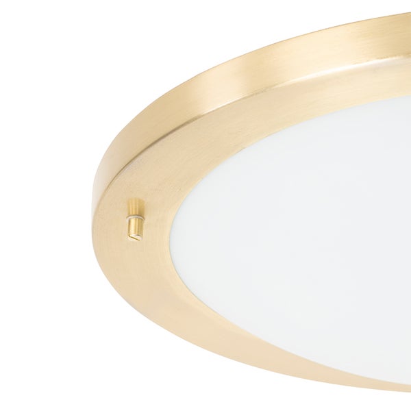 Moderne Deckenleuchte Gold 41 cm IP44 - Yuma