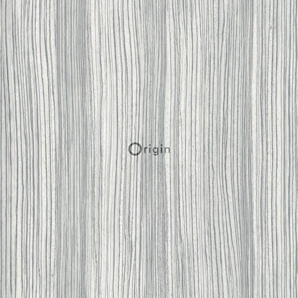 Origin Wallcoverings Tapete Streifenmuster Hellgrau - 53 cm x 10.05 m - 347235